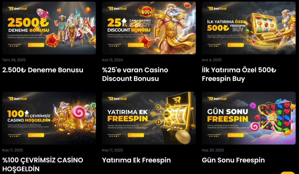betredi bonusları